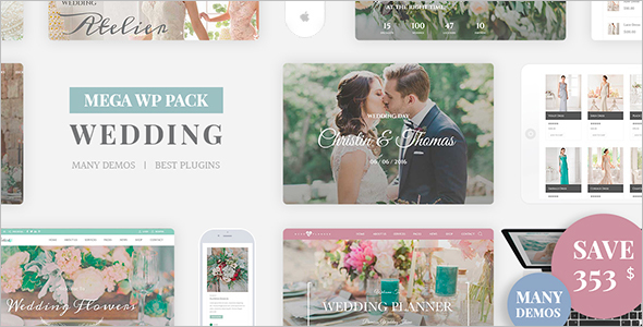 Simple Wedding WordPress Template