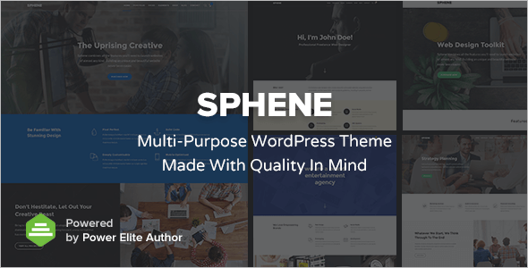 Single Page Business WordPress Template