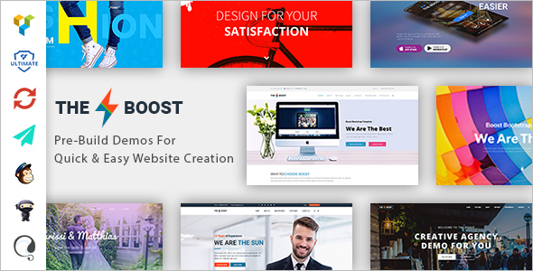 Single Page Frame Work WordPress Template