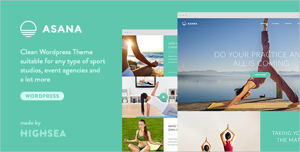 Sport Yoga Website Template