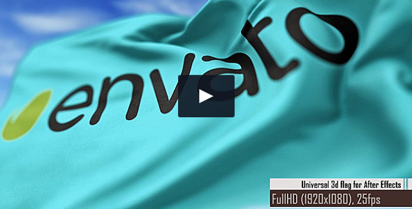 Universal 3d Flag Maker Animation Video
