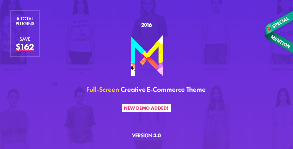 Visual Functional E-commerce WordPress Theme