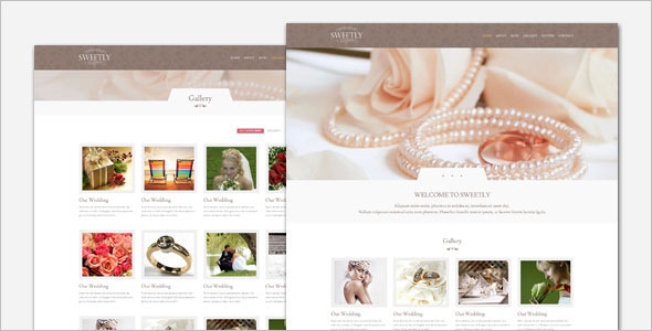 Wedding Arrengement WordPress Template