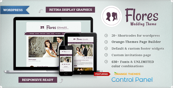 Wedding Blog WordPress Template