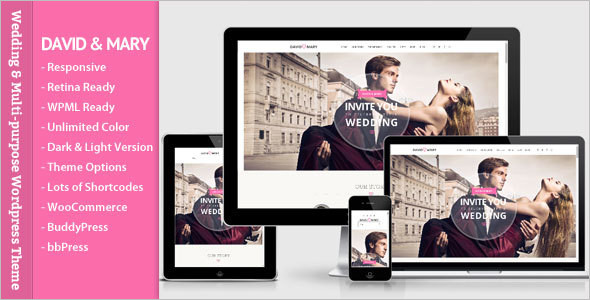 Wedding Design WordPress Template