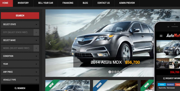 WordPress Car Dealer Theme