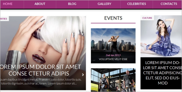 World Fashion WordPress Template