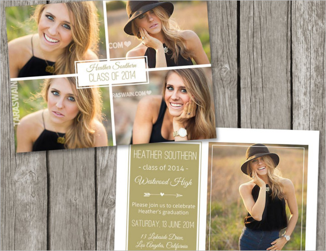 35+ Printable Graduation Invitation Templates Free PSD Samples