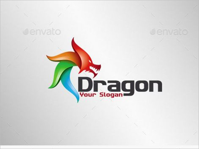 Dragon Logo Letter D