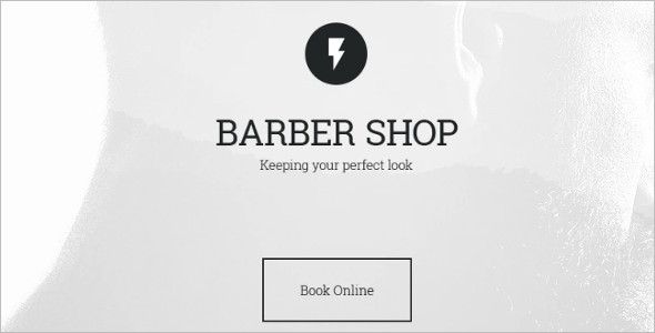 Barber Shop Website Template