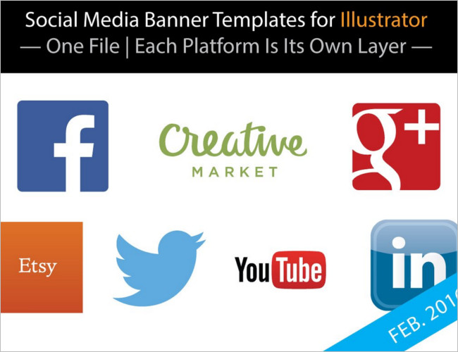 Blank Social Banner Templates for Users