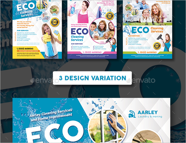 Commercial Cleaning Services Flyer Designs