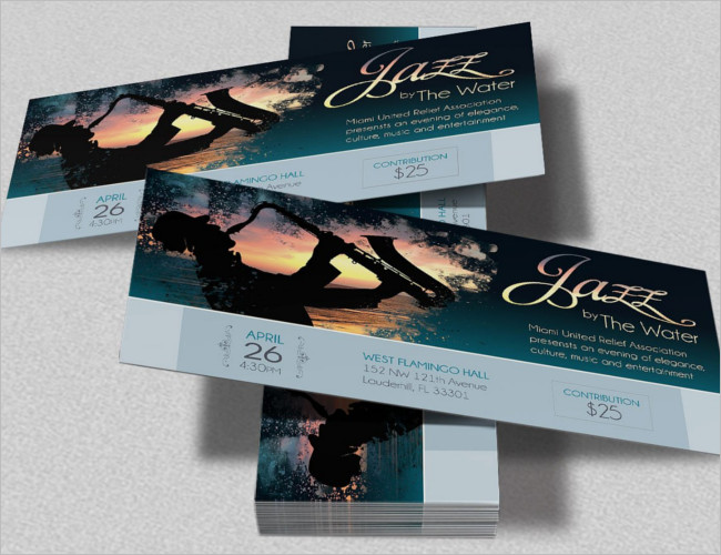 Creative Concert Event Ticket Template