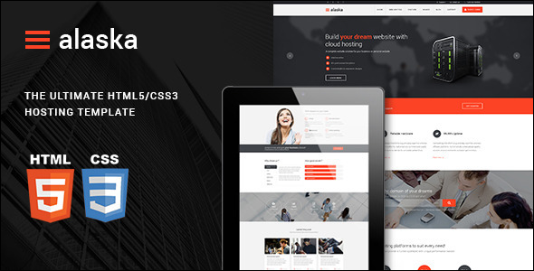 Design Hosting Responsive website Template