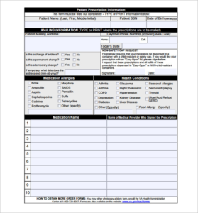 17+ Free Doctor Prescription Templates PDF, Word Documents
