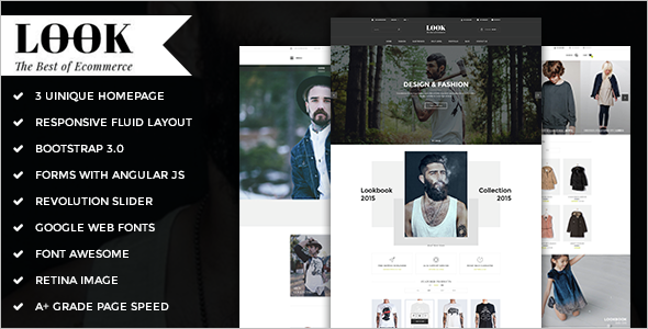 E-commerce HTML5 Website Template