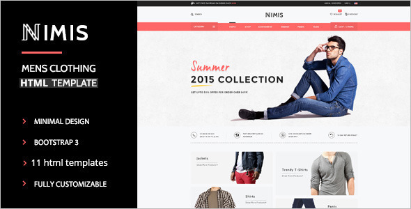 E-commerce Store Website Template