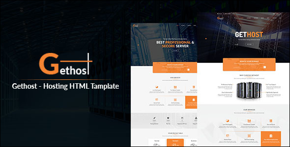 Flat Host Responsive Hosting Template