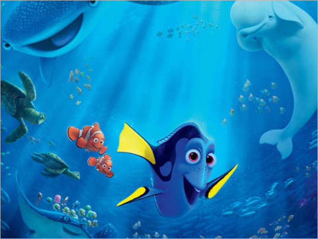 Fun Disney Pixar Finding Design Background