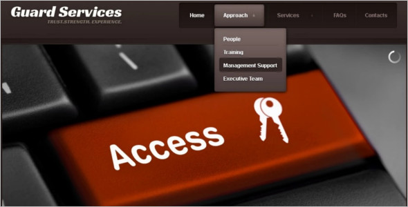 Information Security Website Template