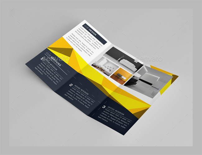 Interior Brochure Layout Design