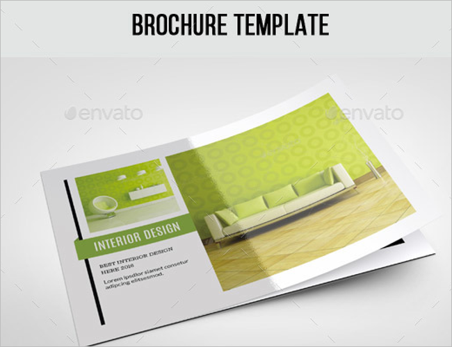 Interior Typography Decoration Brochure