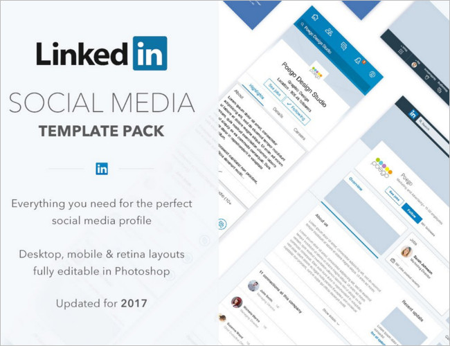 Linkedin Social Media Banner Template