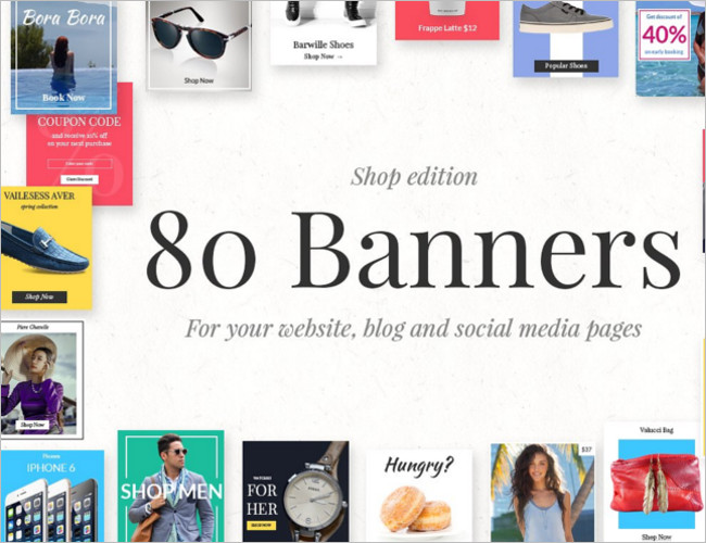 Main Banners Shop Banner Template