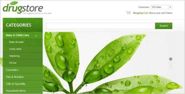 Main Corporate Medical ZenCart Template