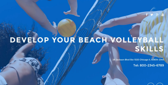 informational volleyball website