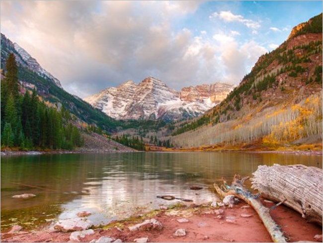 Maroon Lake HD Desktop Backgrounds Pictures