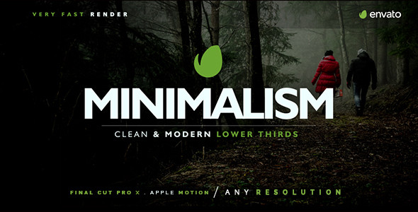 Minimal Apple Motion Template