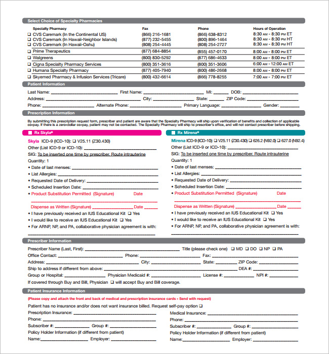 Modern Doctor’s Prescription Template