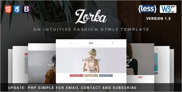 Modern Fashion Website Template