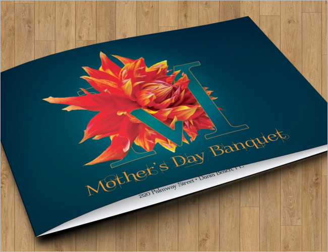 Mothers Day Banquet Invitation Ticket Template