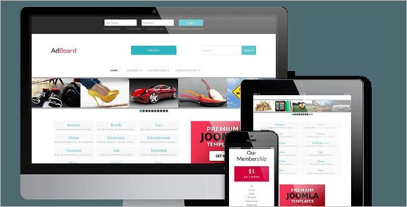 New Joomla Board Listing Theme