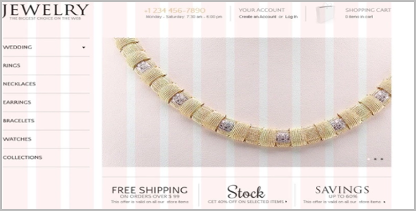 Noblest Jewels OsCommerce Template