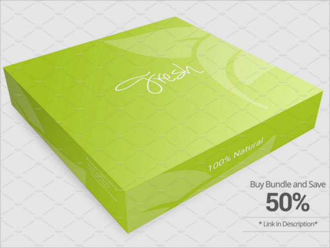 Package Box Mockup version Design