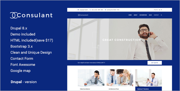 Personal Constant Business Drupal Theme