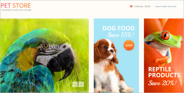 Pet Animal shop Responsive Magneto Theme