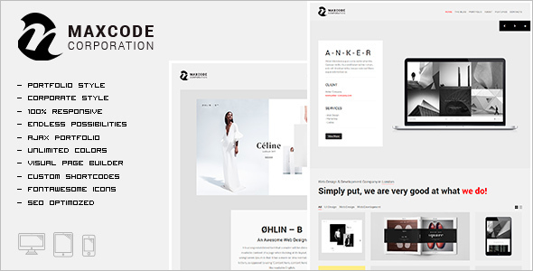 Portfolio Agency WordPress Template
