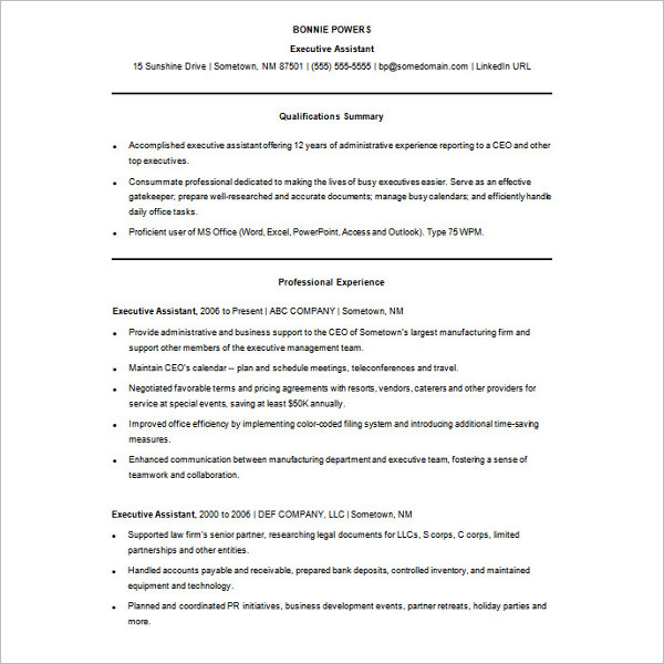 Premium Functional Resume Template