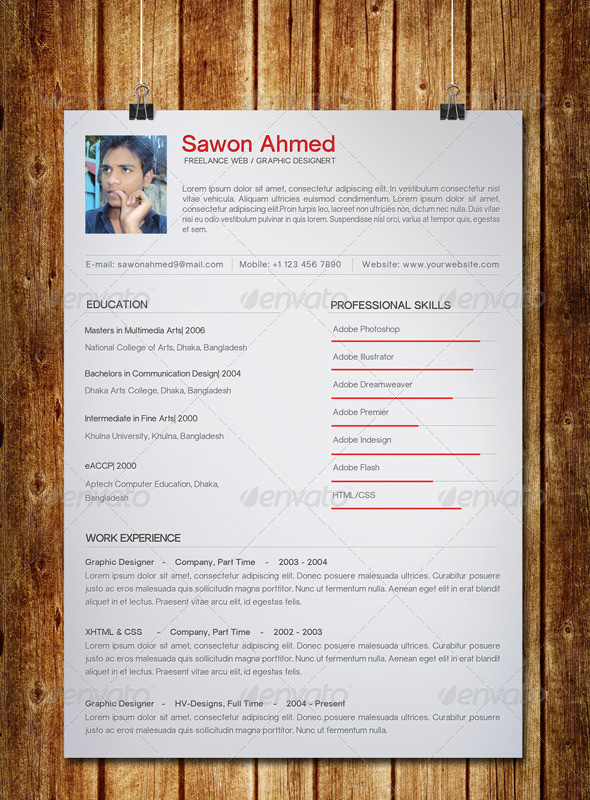 simple resume templates for students