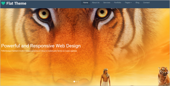 Responsive Bootstrap Template