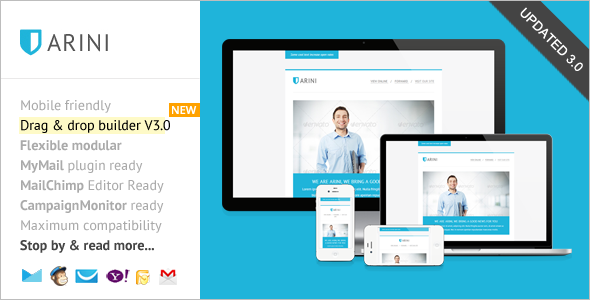 Responsive Newsletter with Template Builder