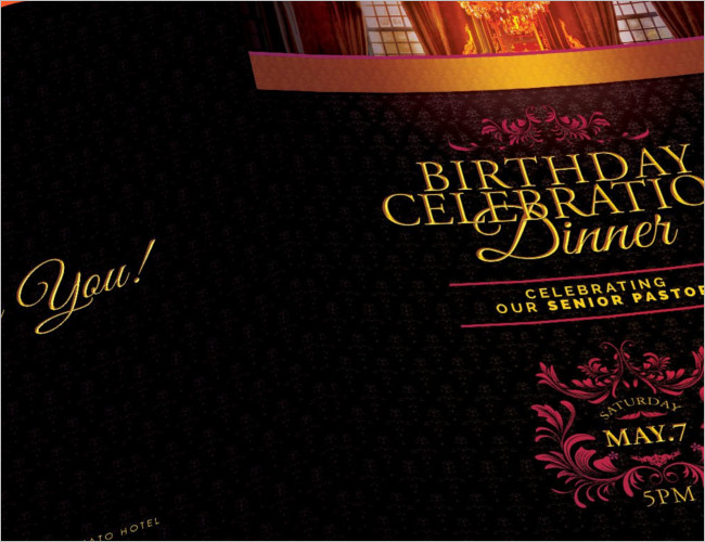 Royal Birthday Celebration Ticket Design