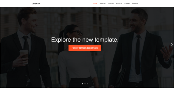 Sample Html 5 Website Template