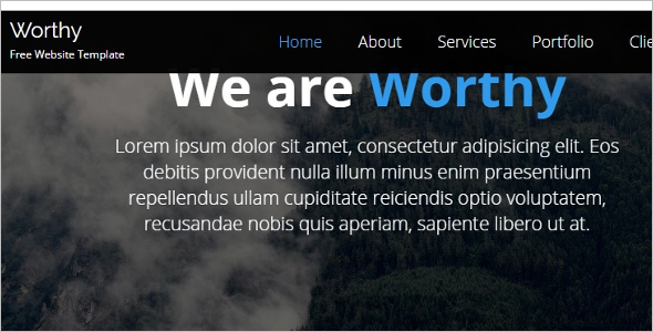 Simple jQuery Website Template