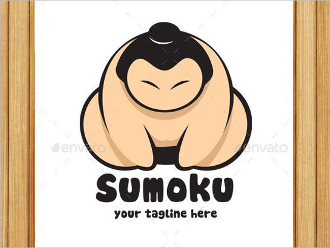 Smoke Sushi Logo Template