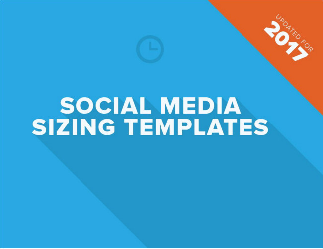 Social Media Sizing Banner Templates